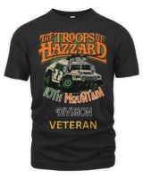 10th Mountain Division Veteran Fort Drum Troops Of Hazzard Long Sleeve T-Shirt Unisex Premium T-Shirt black s